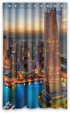 Dubai Polyester Fabric Custom Window Curtain 52"X84"(One Piece)