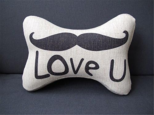 Creative mustache, lip style memory foam neck pillow for lovers