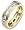 5.5mm contemporary two-tone diamond wedding band ring (2.80cts diamonds 18K Gold)