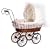 Antique Wickerwork Doll's Pram 8755