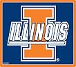 Wow!Pad 78WC016 Illinois Collegiate Logo Desktop Mouse Pad