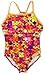 Speedo Girls Thin Strap One Piece Swimsuit Diamond Dot Size 8 Pink