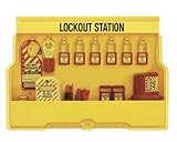 picture of Master Lock Electrical Lockout Station, Includes 6 Zenex Padlocks