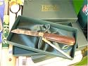 Classic Pocket Knife & Brass Mini Steel - Luxury Green Gift Box