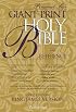 KJV Holy Bible Giant Print Personal Size Reference Gold Edition