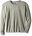 Fruit of the Loom Men's Classic Midweight Waffle Thermal Underwear Crew Top (1 & 2 Packs), Light Grey Heather, XX-Large