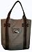 Guess Purse Handbag Tote Founders Tote Brown Signature Print