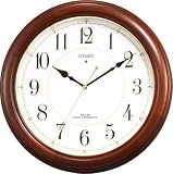 リズム時計｜CITIZEN (シチズン) 掛け時計 ネムリーナルナシー 電波時計 4MY648-006
