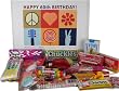 60th Birthday Gift Box Peace & Love Retro Candy- Jr.