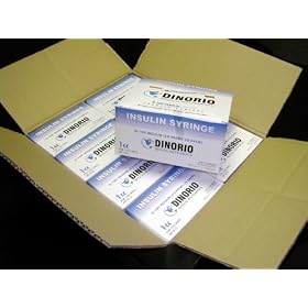 Insulin Syringe, 1cc, 30 gauge, 5/16″ needle, CASE OF 8 BOXES
