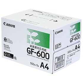 �L���m�� �Ȏ����p�� GF-600 A4 SGS-COC-001433 FSC�~�b�N�X 3948B002