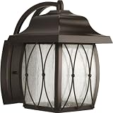 Progress Lighting P5619-20 1-Light Montreux Medium LED Wall Lantern, Antique Bronze