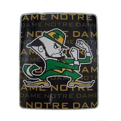 Notre Dame Lightweight Rolled Throw Blanket