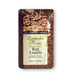 Dried Italian Red Lentils(Lenticchie Rosse) 1 lb.