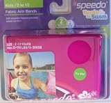 Speedo Begin To Swim Fabric Arm Bands- Pink- Kids 2 to 12