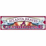 MLB Atlanta Braves 9-by-30 Wood Sign