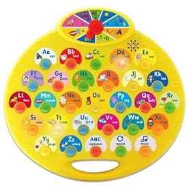 Kidz Delight Light N Sound Phonics, Yellow