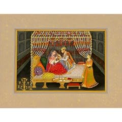 The First Night (Suhag Raat) - Water Color Painting on Paper - Artist:Navneet Parikh