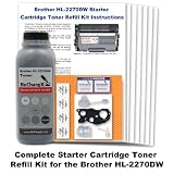 Brother HL-2270dw Starter Cartridge Toner Refill Kit