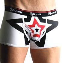 Ginch Gonch Men's Big Black Bang Sports Brief
