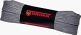 BROKN SHOE LACE single set GREY flat by BLIND