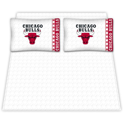 Sports Coverage Chicago Bulls Micro Fiber Sheet Set - Full