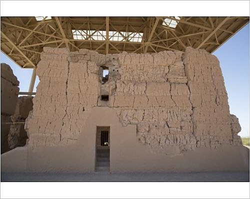 Photographic Print of Casa Grande (Great House) Ruins National Monument, home to the Sonora Desert