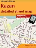 Map of Kazan (Russia)