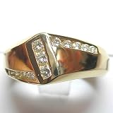 14K Man's Diamond Ring