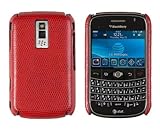 Hard Snake Skin Case for BlackBerry Bold 9000 - Red