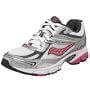Saucony Women's Grid Ignition 2 Running Shoe,White/Silver/Pink,5 M