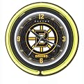 NHL Boston Bruins Neon Clock - 14" Dia.