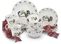 16-Pc. Horse Stoneware Dinnerware Set