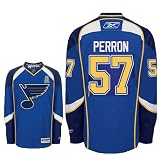 PERRON #57 St Louis Blues RBK Premier NHL