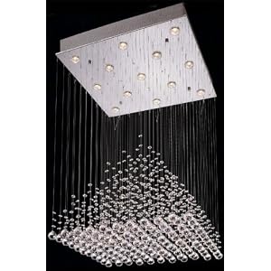 Cristallo 13-Lite Ceiling Lamp With Accent Crystals