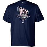 NBA Men's New Jersey Nets Short Sleeve T- Shirt (Dark Navy, Medium)
