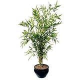 Review i-koncepts Ltd  / 4.5ft Bamboo with Plastic Stem - Artificial Plant