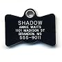 BowTie Safety Reflective Pet ID Tag with Personalized Customized Engraving