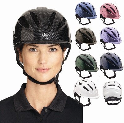 Ovation Women's Protege Riding Helmet Purple L/X US