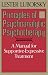 Principles of Psychoanalytic Psychotherapy: A Manual for Supportive-expressive Treatment