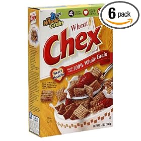 Wheat Chex Cereal, 14-Ounce Box (Pack of 6)