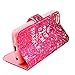 iphone 5C Case, Keep Calm and Sparkle Princess Credit ID Card Slot Holder Wallet Flip Phone Case With Stand --Retail Package W Screen Protector