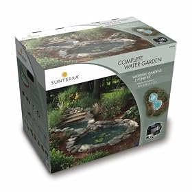 Sunterra 370012 Sunterra Waterfall Gardens Complete Pond Kit, Two Ponds With Waterfall by 