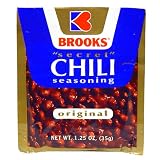 Brooks Secret Chili Seasoning, Original, 1.25-Ounce Packets (Pack of 24)