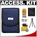 Nikon Coolpix Blue Neoprene Case + Accessory Kit for, L14, L15, L18, S200, S210, S500, S510, S520, S550, S600, S700, S51, S60, P60, S52 & 52c Digital Cameras