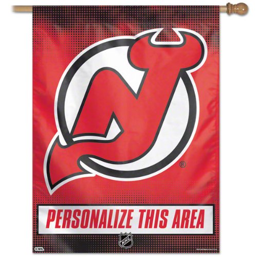 New Jersey Devils Personalized Vertical Flag: 27X37 Banner