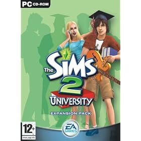 The Sims 2: University Expansion Pack (PC CD)