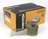 Bostitch C10S120DG Thickcoat Round Head 3-Inch by .120-Inch by 15 Degree Wire Collated Screw Shank Coil Framing Nail (2,700 per Box)