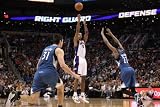 Minnesota Timberwolves v Phoenix Suns: Channing Frye Photographic Poster Print by Christian Petersen, 12x18