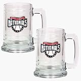 Washington Nationals 2 Piece 15 oz. Glass Tankard Set